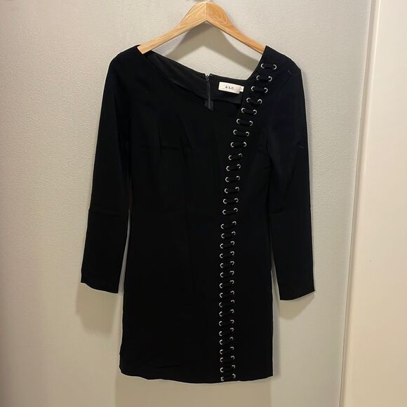 ALC Luca Grommet Lace up dress - Picture 1 of 12